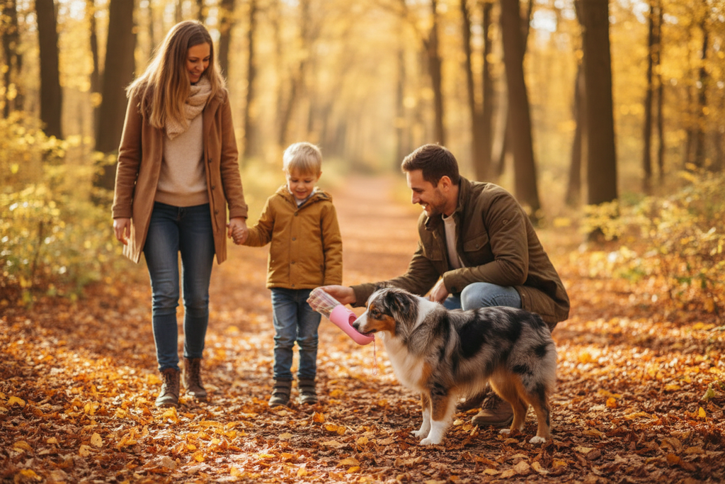 Kit balade eau & friandises — Famille en forêt — Petizou